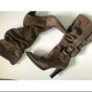 Jessica Simpson Brown Suede Boots, Size 8